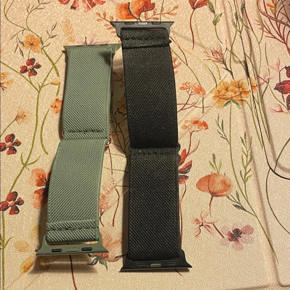 Green and Black Watch Bands